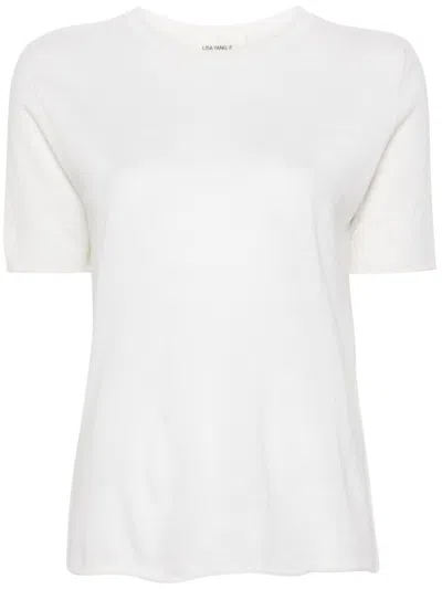 Lisa Yang Ari Cashmere T-shirt In White