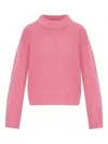 Lisa Yang Wide-cuff Cashmere Sweater In Pink