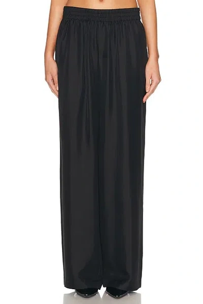 Lisa Yang Wide Leg Trouser In Black