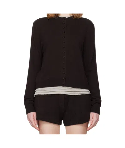 Lisa Yang Wilona Cashmere Cardigan In Black