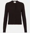 Lisa Yang Wilona Cashmere Cardigan In Brown