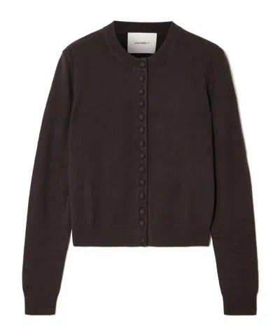 Lisa Yang Wilona Round-neck Cardigan In Brown