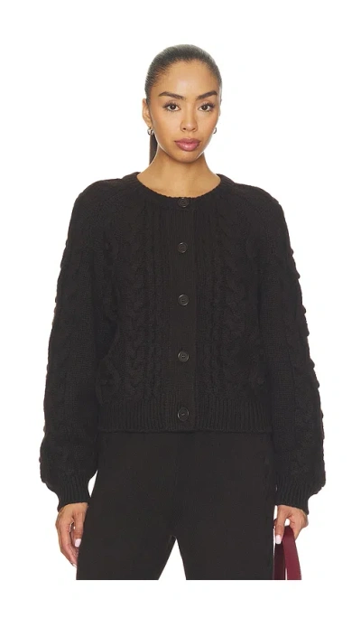 Lisa Yang Cardigan Winroe In Black