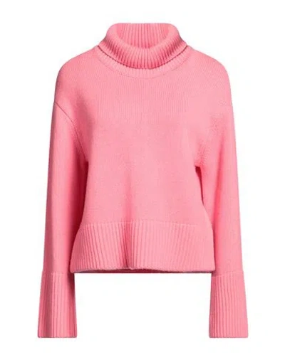 Lisa Yang Woman Turtleneck Fuchsia Size 1 Cashmere In Pink