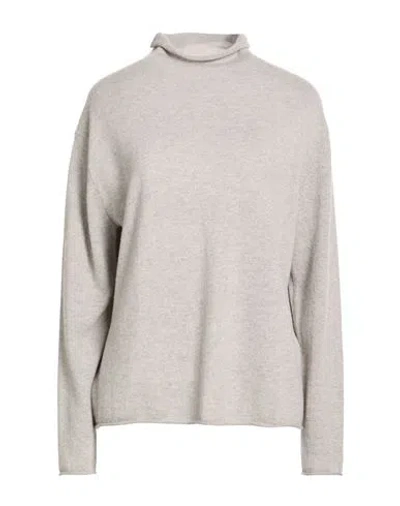 Lisa Yang Woman Turtleneck Light Grey Size 1 Cashmere In Gray