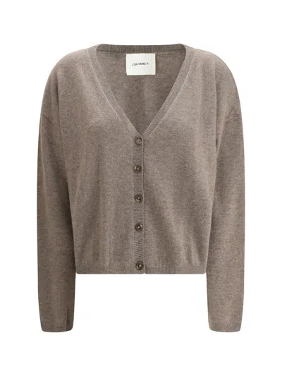Lisa Yang Women Abby Cardigan In Brown