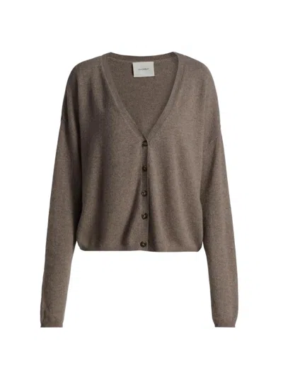 Lisa Yang Women's Abby Cashmere Cardigan In Brown