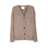 Lisa Yang V-neck Long Sleeve Knitwear Ii In Brown