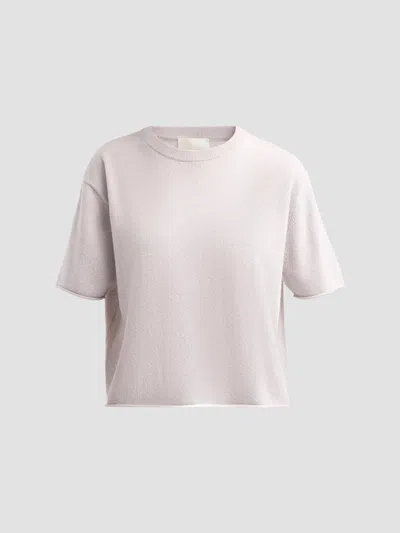 Lisa Yang Crew-neck T-shirt In Purple