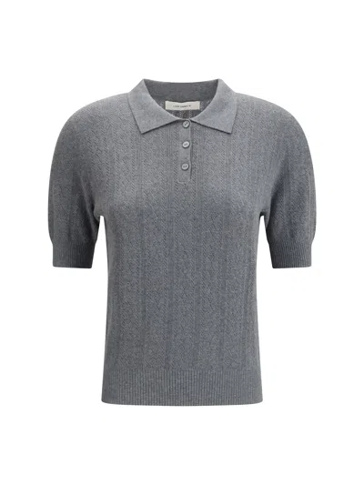 Lisa Yang Women Cristine Polo Shirt In Gray