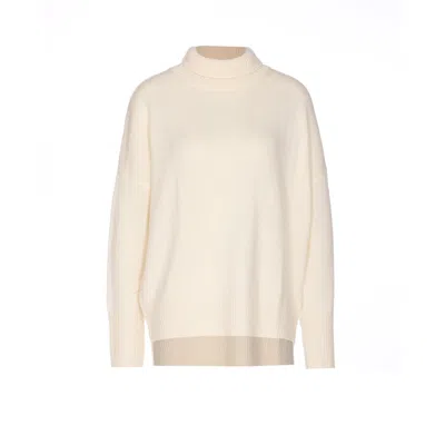Lisa Yang Mock-neck Cashmere Sweater In Neutral