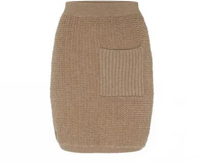 Lisa Yang Women's Imogen Mini Skirt In Mole In Brown