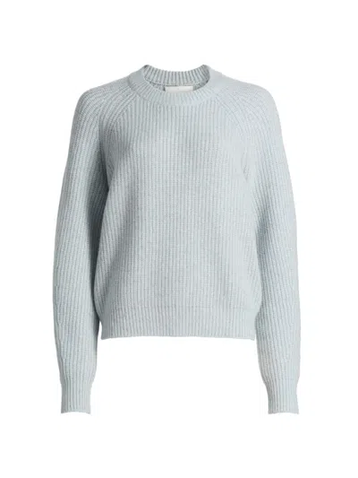 Lisa Yang Women's Miki D Rib-knit Cashmere Sweater In Blue