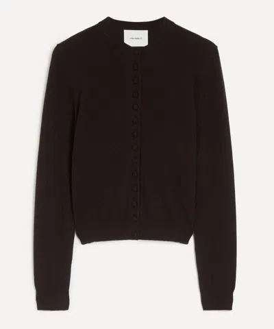Lisa Yang Women's Wilona Cardigan In Brown