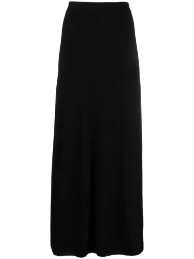 Lisa Yang Wool Maxi Skirt In Black