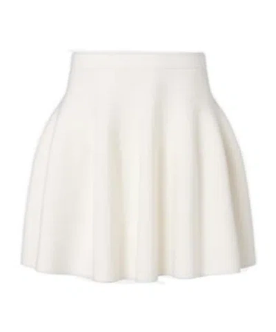 Lisa Yang Wren Cashmere Miniskirt In White