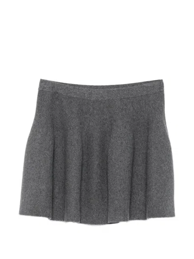 Lisa Yang Wren Mini Skirt In Gray