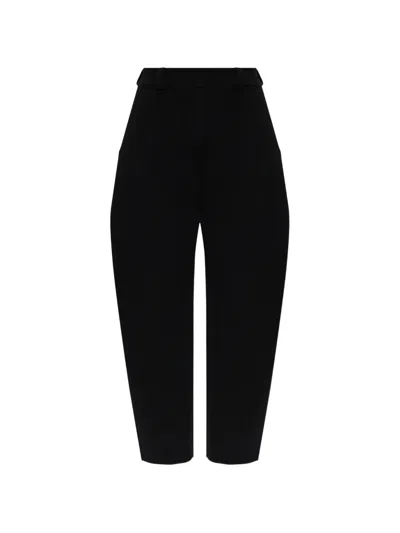 Lisa Yang Wrenda Belt-loops Trousers In Black