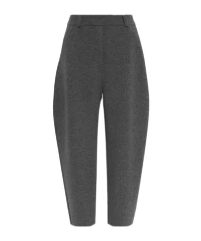 Lisa Yang Wrenda Seam-detail Straight-leg Trousers In Gray