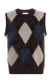 Lisa Yang Yasmin Cashmere Vest In Multi
