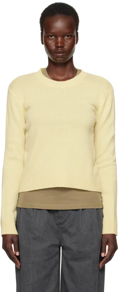 Lisa Yang Yellow Mable Sweater In Ls Lemon Sorbet