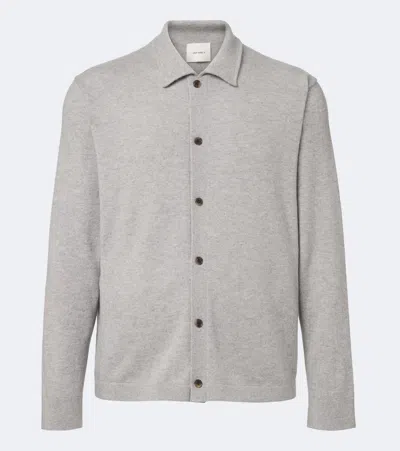 Lisa Yang Zaid Cashmere Cardigan In Gray