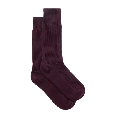 Lisa Yang Zera Ribbed Cashmere Socks In Blue