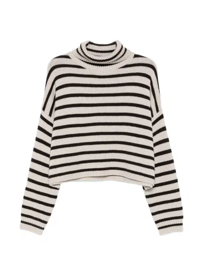 Lisa Yang Zerlina Ashmere Turtle-neck Sweater In White