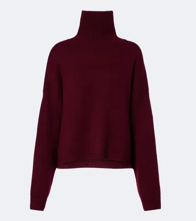 Lisa Yang Zerlina Cashmere Sweater In Burgundy
