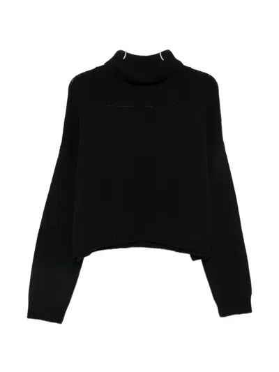 Lisa Yang Zerlina Ribbed-knit Roll-neck Sweater In Black