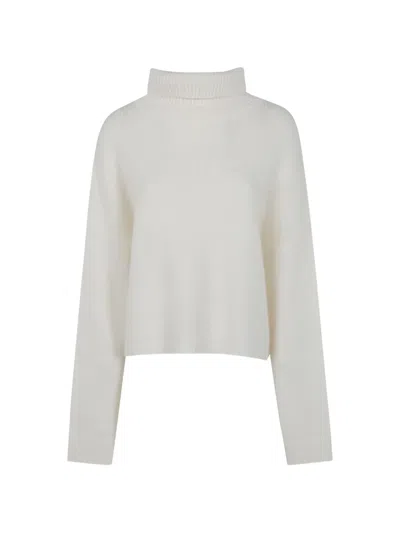 Lisa Yang Zerlina Roll-neck Sweater In White
