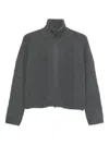 Lisa Yang Sadie Cashmere Cardigan In Gray