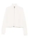 Lisa Yang Zip-up Cardigan In Neutral