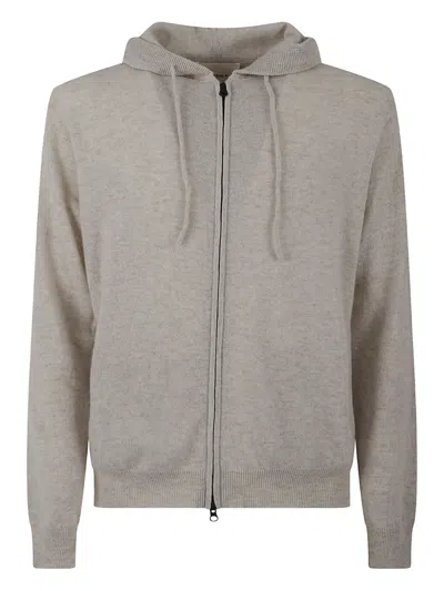 Lisa Yang Zipped Cardigan In Neutral