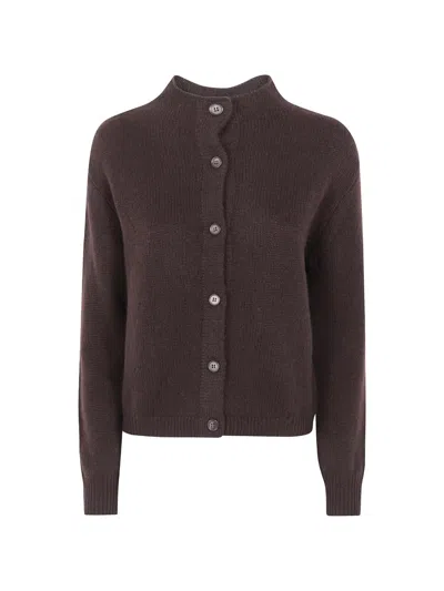 Lisa Yang Zirelle Button-up Knitted Cardigan In Brown