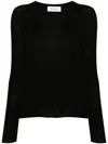 Lisa Yang Ribbed-knit Cashmere Jumper In Black