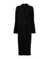Lisa Yang Single-breasted Fitted Coat In Black