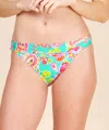 Lise Charmel Adjustable High-waisted Swim Briefs With Cuffs In Aquaholi In Multi