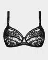 Lise Charmel Desirs De Venise Lace & Tulle Full-cup Bra In No/noir