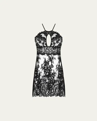 Lise Charmel Desirs De Venise Lace Halter Babydoll In No 0005