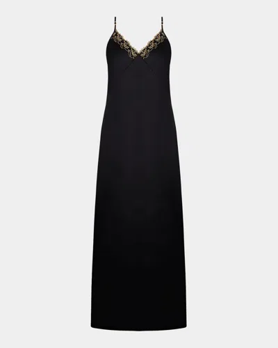 Lise Charmel Eblouissante Icone Embroidered Nightie In On/or Nuit