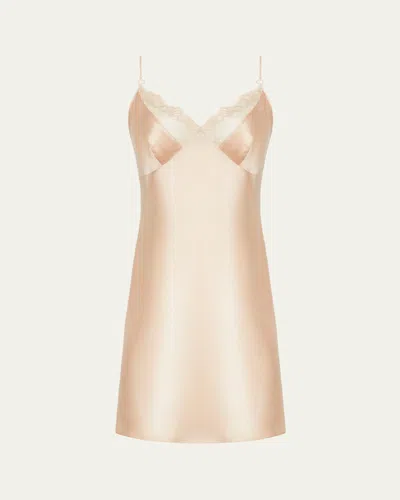 Lise Charmel Elegance Artist Lace-trim Chemise In Multi