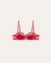 Lise Charmel Embroidered Lace Demi Bra In Or Rubis