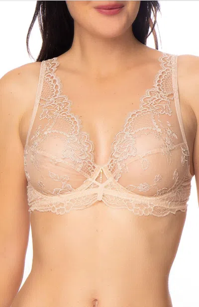 LISE CHARMEL EN DENTELLE TRIANGLE BRA IN NUDE SUBLIM