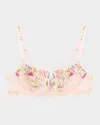 Lise Charmel Libertine En Fleurs Embroidered Tulle Demi Bra