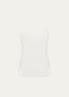 Lise Charmel Princesse Iris Lace-trim Cami Pajama Top In En/ecru Nacre