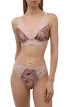 Lise Charmel Seduction Cavaliere Thong In Ambre Cavaliere In Brown