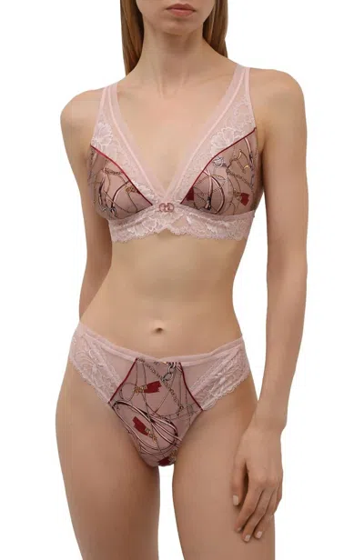 Lise Charmel Seduction Cavaliere Thong In Ambre Cavaliere In Brown