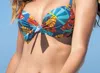 Lise Charmel Shell Swim Top In Ciel Feuillage In Multi