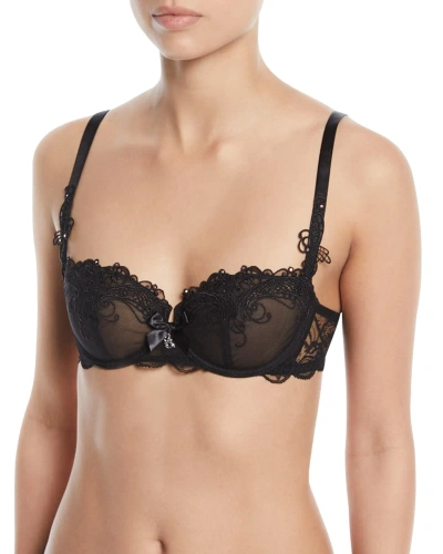 Lise Charmel Soir De Venise Lace Demi Bra In Black